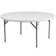 thumbnail image 1 of Flash Furniture Elon 5' Round All-Occasion Plastic Folding Event Table, White, 1 of 11