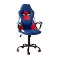 thumbnail image 1 of Flash Furniture Ergonomic PC Office Computer Chair - Adjustable Red & Blue Designer Gaming Chair - 360° Swivel - Red Dual Wheel Casters, 1 of 9