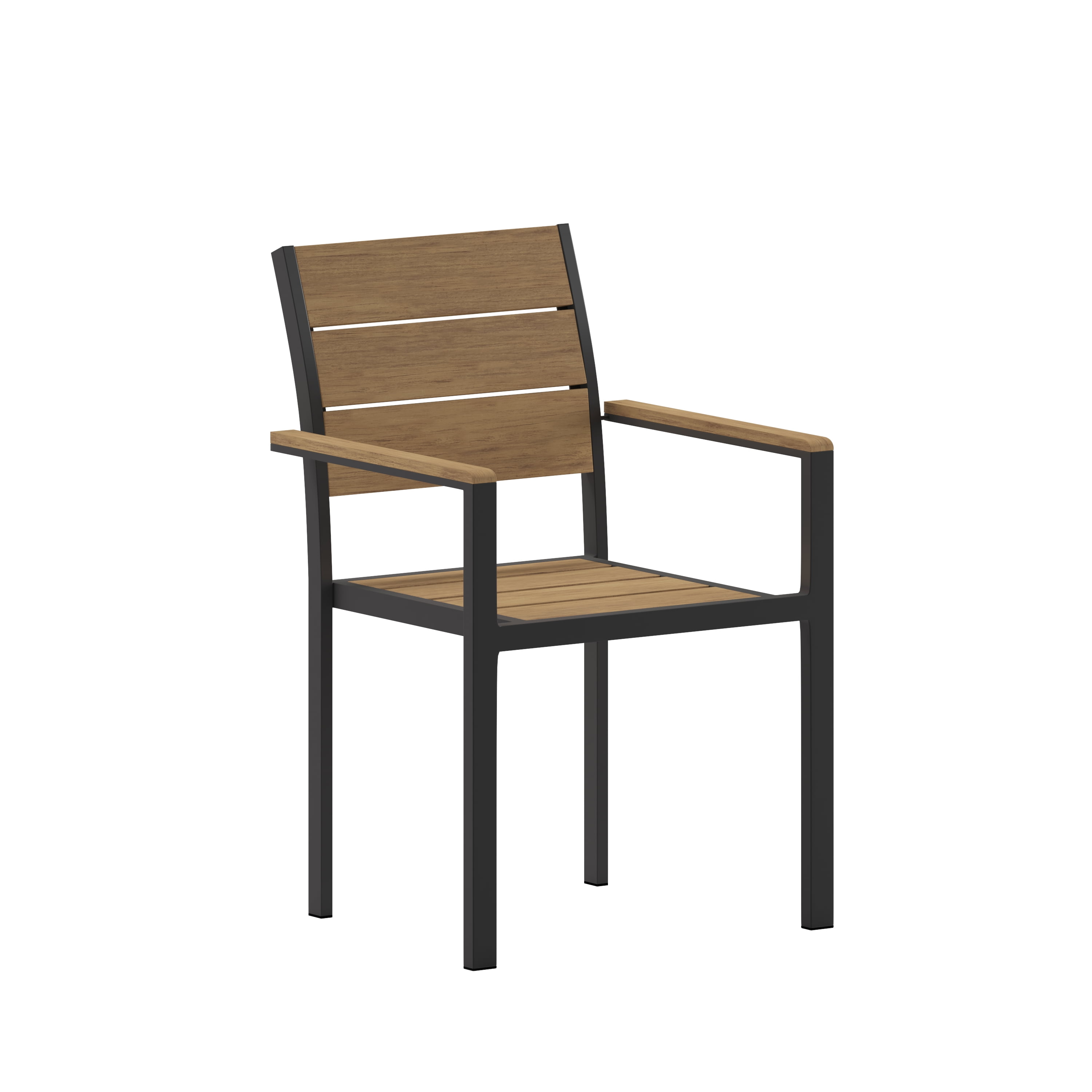 Flash Furniture Finch Commercial Grade Patio Chair with Arms