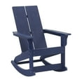 thumbnail image 1 of Flash Furniture Finn Poly Resin Rocking Adirondack Chair - Navy, 1 of 13