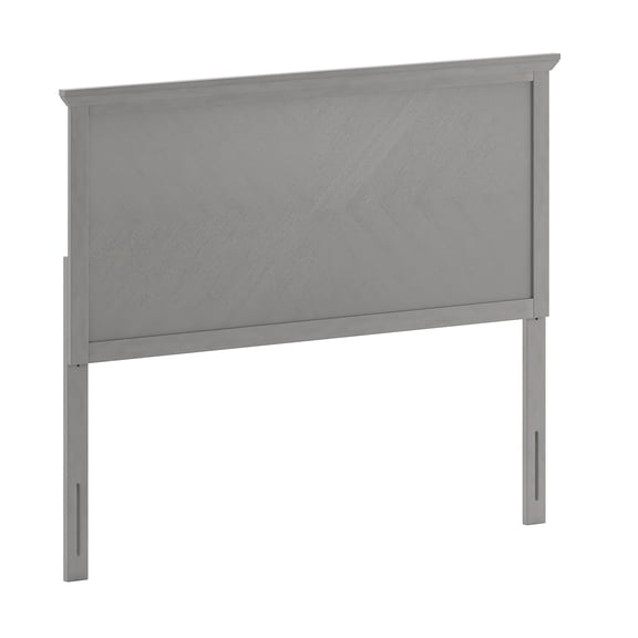 Flash Furniture Fiona Full Wooden Herringbone Adjustable Headboard 57.75"W x 1.75"D x 46.5" - 56.5"H
