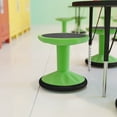 thumbnail image 1 of Flash Furniture Fixed Height Kids Flexible Active Stool for Classroom and Home with Non-Skid Bottom in Green, 14" Seat Height, 1 of 11