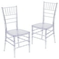 thumbnail image 1 of Flash Furniture Flash Elegance Crystal Ice Blue Stacking Chiavari Chair, Set of 2, 1 of 14
