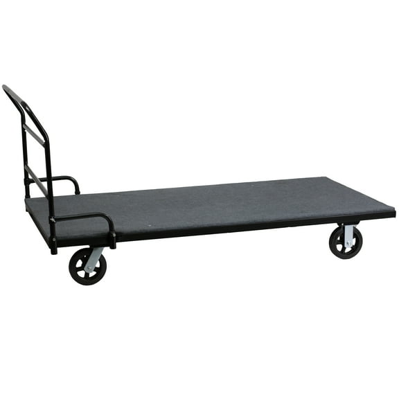 Flash Furniture Folding Table Dolly with Carpeted Platform for Rectangular Tables