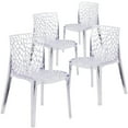 thumbnail image 1 of Flash Furniture Frederik 4 Pk. Vision Series Transparent Stacking Side Chair, 1 of 14