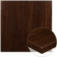 thumbnail image 1 of Flash Furniture Glenbrook 36'' Square High-Gloss Walnut Resin Table Top with 2'' Thick Drop-Lip, 1 of 11