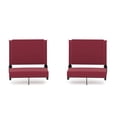 thumbnail image 1 of Flash Furniture Grandstand Portable Folding Padded Stadium Seats for Bleachers, Set of 2, Maroon, 1 of 17