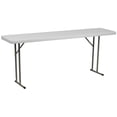 thumbnail image 1 of Flash Furniture Granite White Plastic Folding Training Table RB-1872-GG (10 pack), 1 of 2