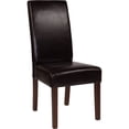 thumbnail image 1 of Greenwich Series Brown Leather Parsons Chair, 1 of 4