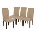 thumbnail image 1 of Flash Furniture Greenwich Series Parsons Chair, Set of 4, Beige Fabric, 1 of 9