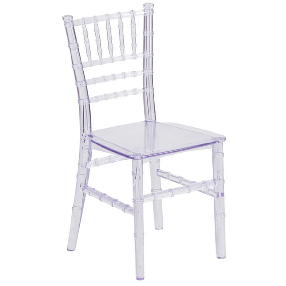Flash Furniture HERCULES Child’s Transparent Crystal Resin Party and Event Chiavari Chair for Commercial & Residential Use