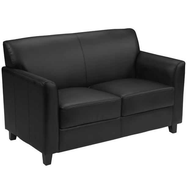 Flash Furniture HERCULES Diplomat Series Black LeatherSoft Loveseat