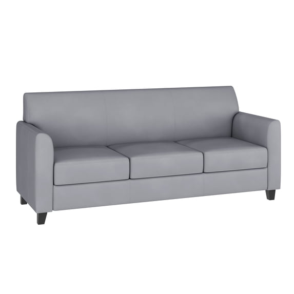 Flash Furniture HERCULES Diplomat Series Gray LeatherSoft Sofa