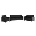 thumbnail image 1 of Flash Furniture HERCULES Diplomat Series Reception Set in Black LeatherSoft, 1 of 11