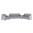 thumbnail image 1 of Flash Furniture HERCULES Diplomat Series Reception Set in Gray LeatherSoft, 1 of 11