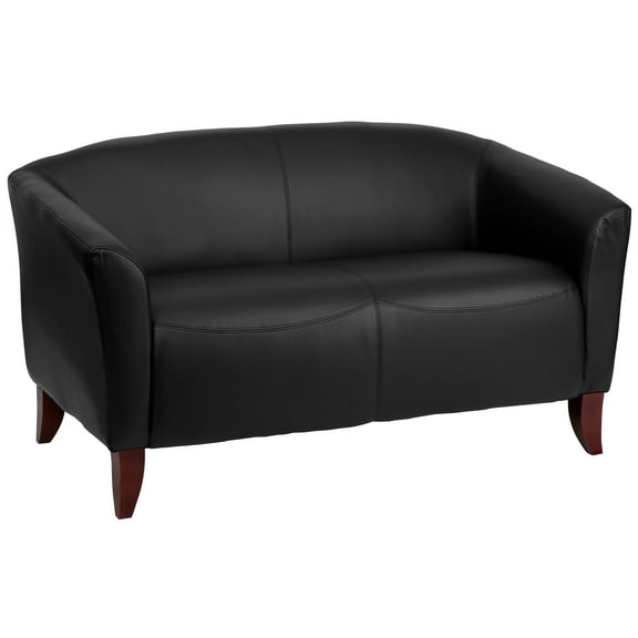 Flash Furniture HERCULES Imperial Series Black LeatherSoft Loveseat
