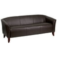 thumbnail image 1 of Flash Furniture HERCULES Imperial Series Brown LeatherSoft Sofa, 1 of 10