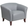 thumbnail image 1 of Flash Furniture HERCULES Imperial Series Gray LeatherSoft Chair, 1 of 12