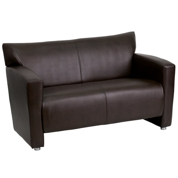 Flash Furniture HERCULES Majesty Series Brown LeatherSoft Loveseat