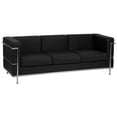 thumbnail image 1 of Flash Furniture HERCULES Regal Series Contemporary Black LeatherSoft Sofa with Encasing Frame, 1 of 5