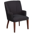 thumbnail image 1 of Flash Furniture HERCULES Sculpted Comfort Series Black Fabric Side Reception Chair, 1 of 4