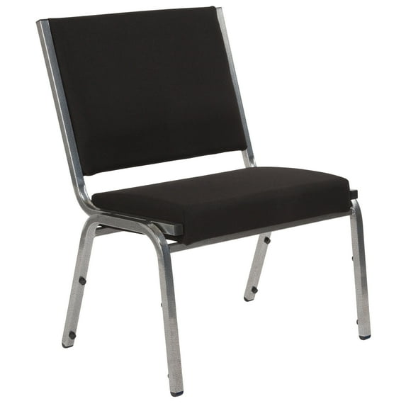 Flash Furniture HERCULES Series 1000 lb. Rated Black Fabric Bariatric Medical Reception Chair