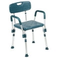 thumbnail image 1 of Flash Furniture HERCULES Series 300 Lb. Capacity Adjustable Navy Bath & Shower Chair with Quick Release Back & Arms, 1 of 17