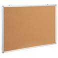 thumbnail image 1 of Flash Furniture HERCULES Series 35.5"W x 23.5"H Natural Cork Board with Aluminum Frame, 1 of 10