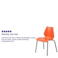 thumbnail image 1 of Orange Plastic Stack Chair, 1 of 5
