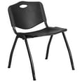 thumbnail image 1 of Flash Furniture HERCULES Series 880 lb. Capacity Black Plastic Stack Chair, 1 of 12