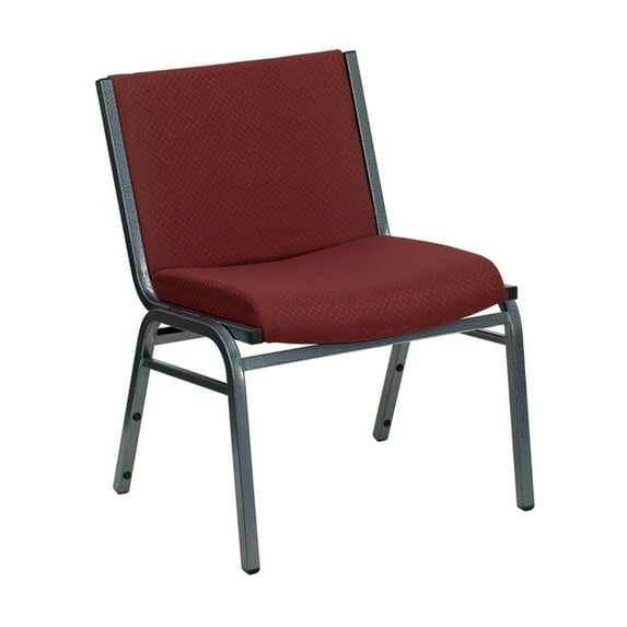 Flash Furniture HERCULES Series Big & Tall 1000 lb. Rated Burgundy Fabric Stack Chair