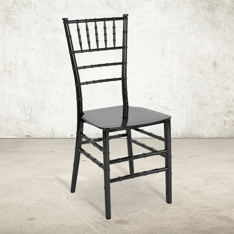 Flash furniture hercules premium series white resin stacking chiavari chair outlet