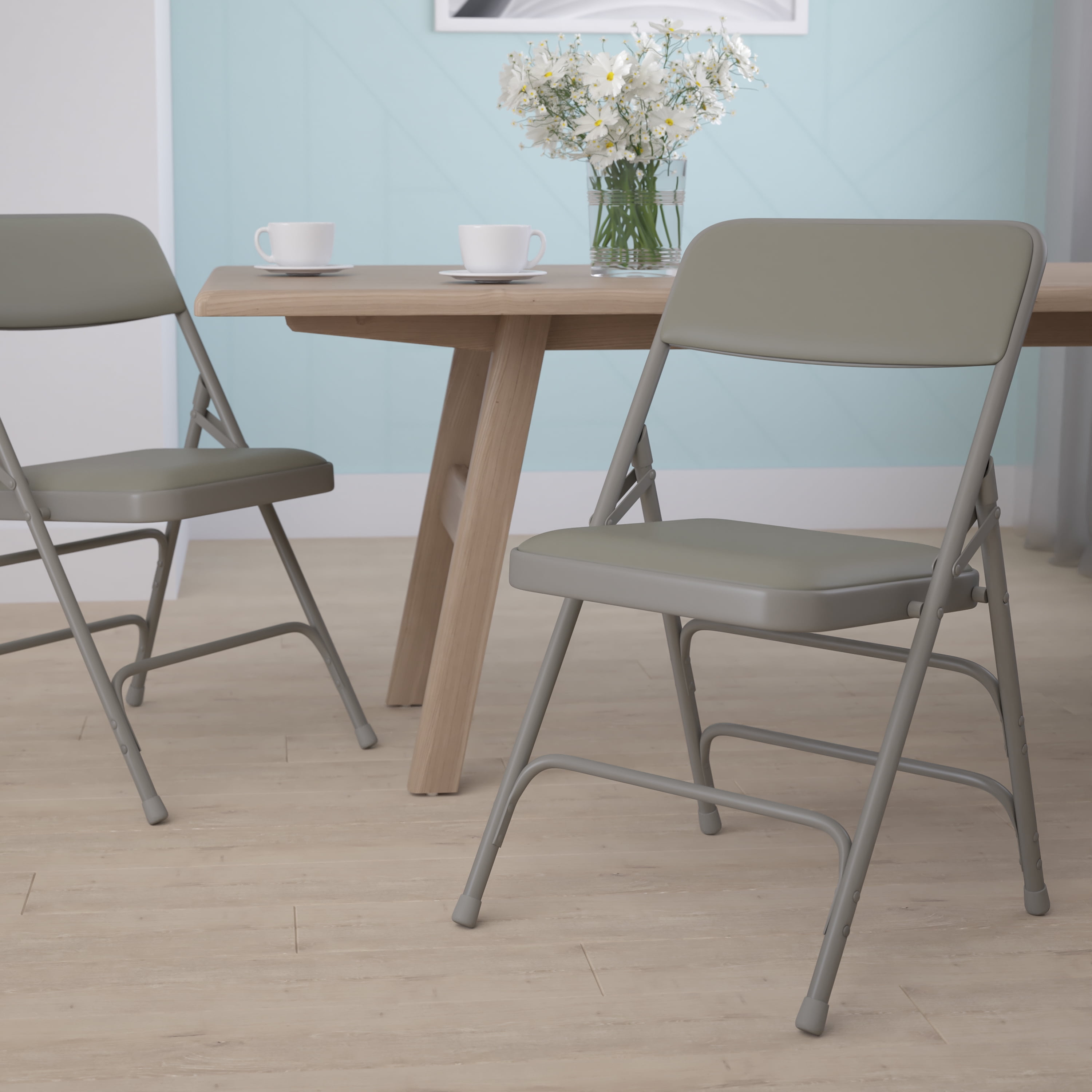 Flash furniture hercules series premium curved triple braced & double hinged navy fabric metal folding chair hotsell