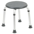 thumbnail image 1 of Flash Furniture HERCULES Series Tool-Free and Quick Assembly, 300 Lb. Capacity, Adjustable Gray Bath & Shower Stool, 1 of 17
