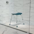 thumbnail image 1 of Flash Furniture HERCULES Series Tool-Free and Quick Assembly, 300 Lb. Capacity, Adjustable Navy Bath & Shower Chair with Non-slip Feet, 1 of 16
