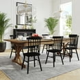 thumbnail image 1 of Flash Furniture 9' x 40" Rectangular Antique Rustic Solid Pine Folding Farm Table with X Legs, 1 of 13