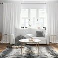 thumbnail image 1 of Flash Furniture Hampstead Collection Coffee and End Table Set - White Laminate Top with Brushed Gold Crisscross Frame, 3 Piece Occasional Table Set, 1 of 9
