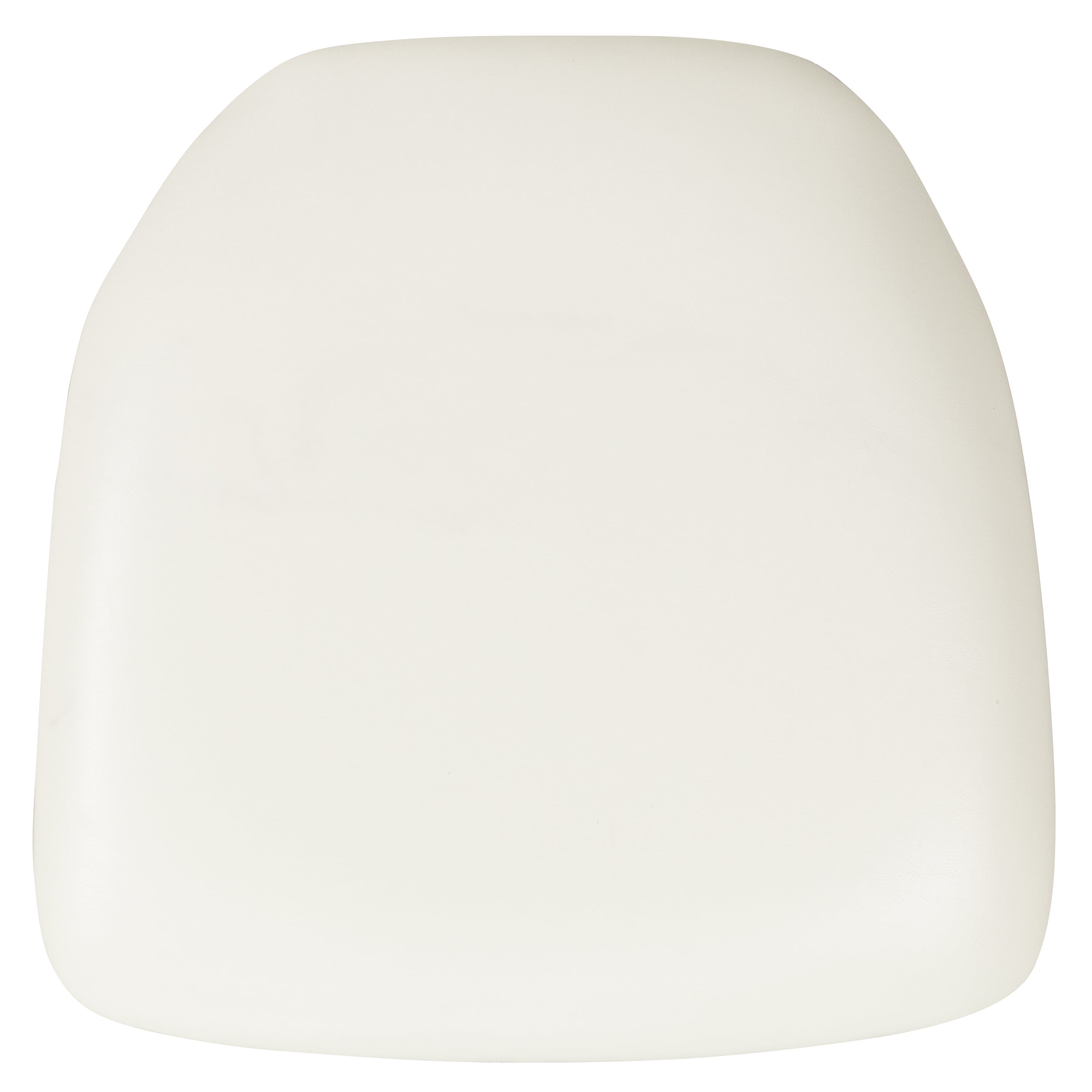 Elegant White Vinyl Chiavari Chair Cushion for Indoor Use
