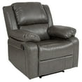 thumbnail image 1 of Flash Furniture Harmony Series Gray LeatherSoft Recliner, 1 of 12