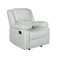 thumbnail image 1 of Flash Furniture Harmony Series Leather Recliner, Cream, 1 of 9