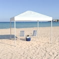 thumbnail image 1 of Flash Furniture Harris 10'x10' White Outdoor Pop Up Event Slanted Leg Canopy Tent with Carry Bag, 1 of 11