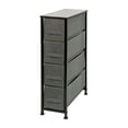 thumbnail image 1 of Flash Furniture Harris 4-Drawer Dresser Storage Tower with Wood Top, Black, 1 of 11