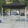 thumbnail image 1 of Flash Furniture Harris Collection 10' x 10' Black Pop Up Canopy Tent, 1 of 12