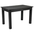 thumbnail image 1 of Flash Furniture Hercules 46" x 30" Rectangular Black Wash Solid Pine Farm Dining Table, 1 of 9