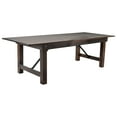 thumbnail image 1 of Flash Furniture Hercules 8' x 40" Rectangular Antique Rustic Mahogany Solid Pine Folding Farm Table, 1 of 9