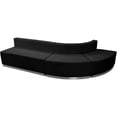 thumbnail image 1 of Flash Furniture Hercules Alon 3 Piece Reception Seating in Black, 1 of 7