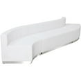 thumbnail image 1 of Flash Furniture Hercules Alon 3 Piece Reception Seating in White, 1 of 7