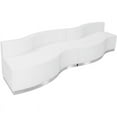 thumbnail image 1 of Flash Furniture Hercules Alon 4 Piece Reception Seating in White, 1 of 6