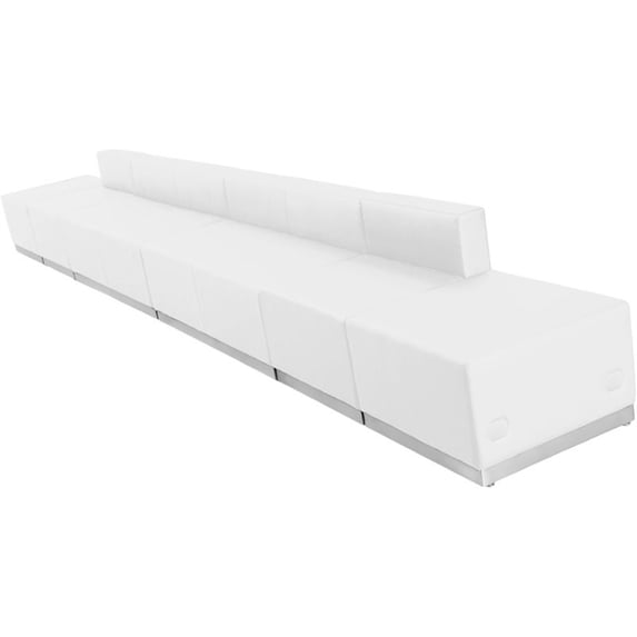 Flash Furniture Hercules Alon 6 Piece Reception Seating in White