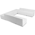 thumbnail image 1 of Flash Furniture Hercules Alon 8 Piece Reception Seating in White, 1 of 7
